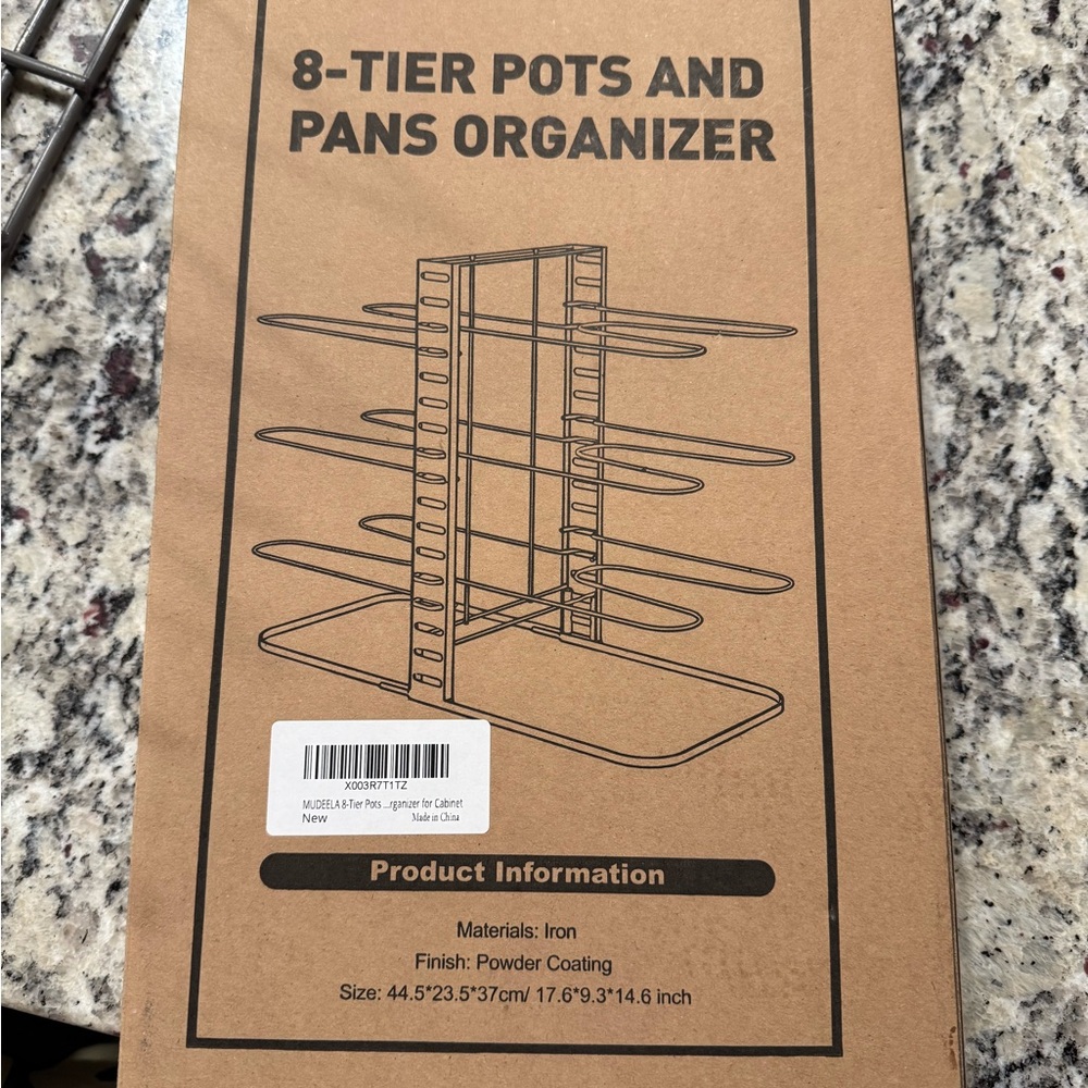 8-Tier Pots and Pans Organizer